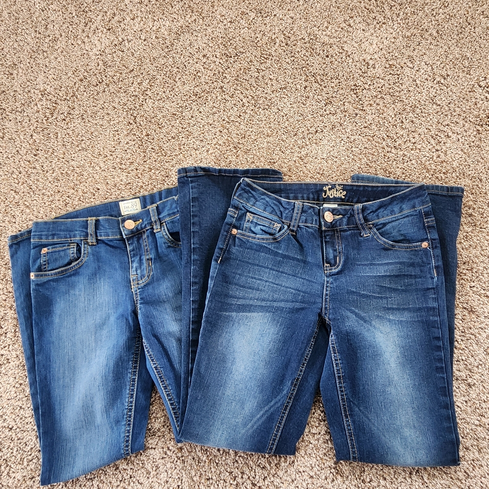 Place & Justice Girls Jeans in Classic Blue